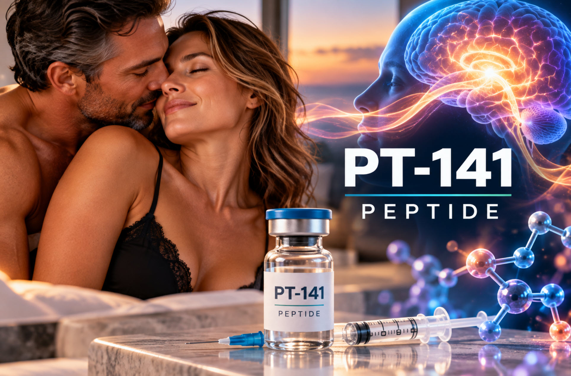 PT-141 therapy options and at-home subcutaneous injection for sexual health treatment